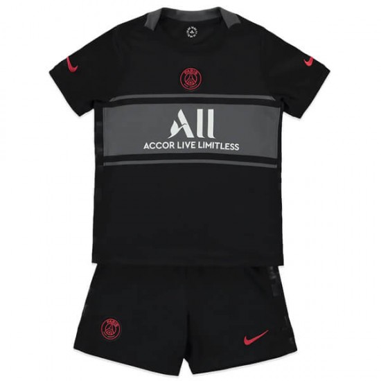 Camisola Paris Saint-Germain Criança Equipamento Terceiro 2021-2022 Manga Curta